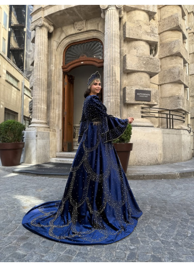 Boncuk İşlemeli Kaftan Bindallı