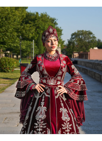 İşlemeli Prenses Model Bindallı