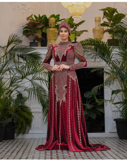 Demonte Detaylı Tesettürllü Bindallı