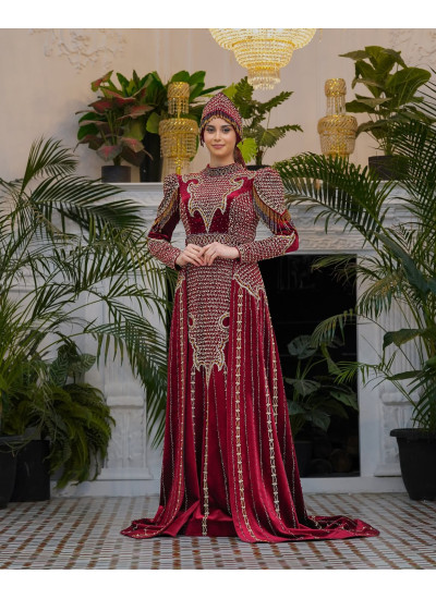 Demonte Detaylı Tesettürllü Bindallı