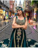 Kuyruklu Taş İşlemeli Bindallı