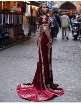  Taş İşlemeli Straplez Balık Model Bindallı