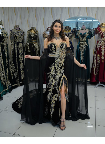 İşlemeli Kuyruklu Yırtmaçlı Balık Model Bindallı