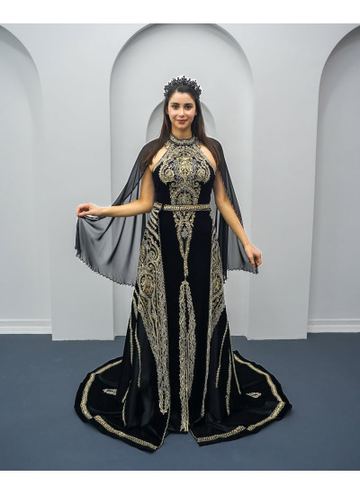 İşlemeli Tül Detaylı Bindallı